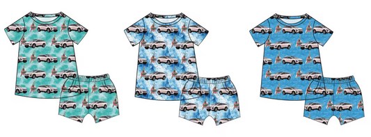 PREORDER 2025 Cadillac - Short Sleeve and Shorts Set